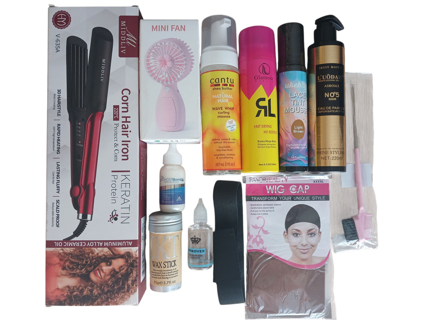 12 piece Hair installation and removal kit