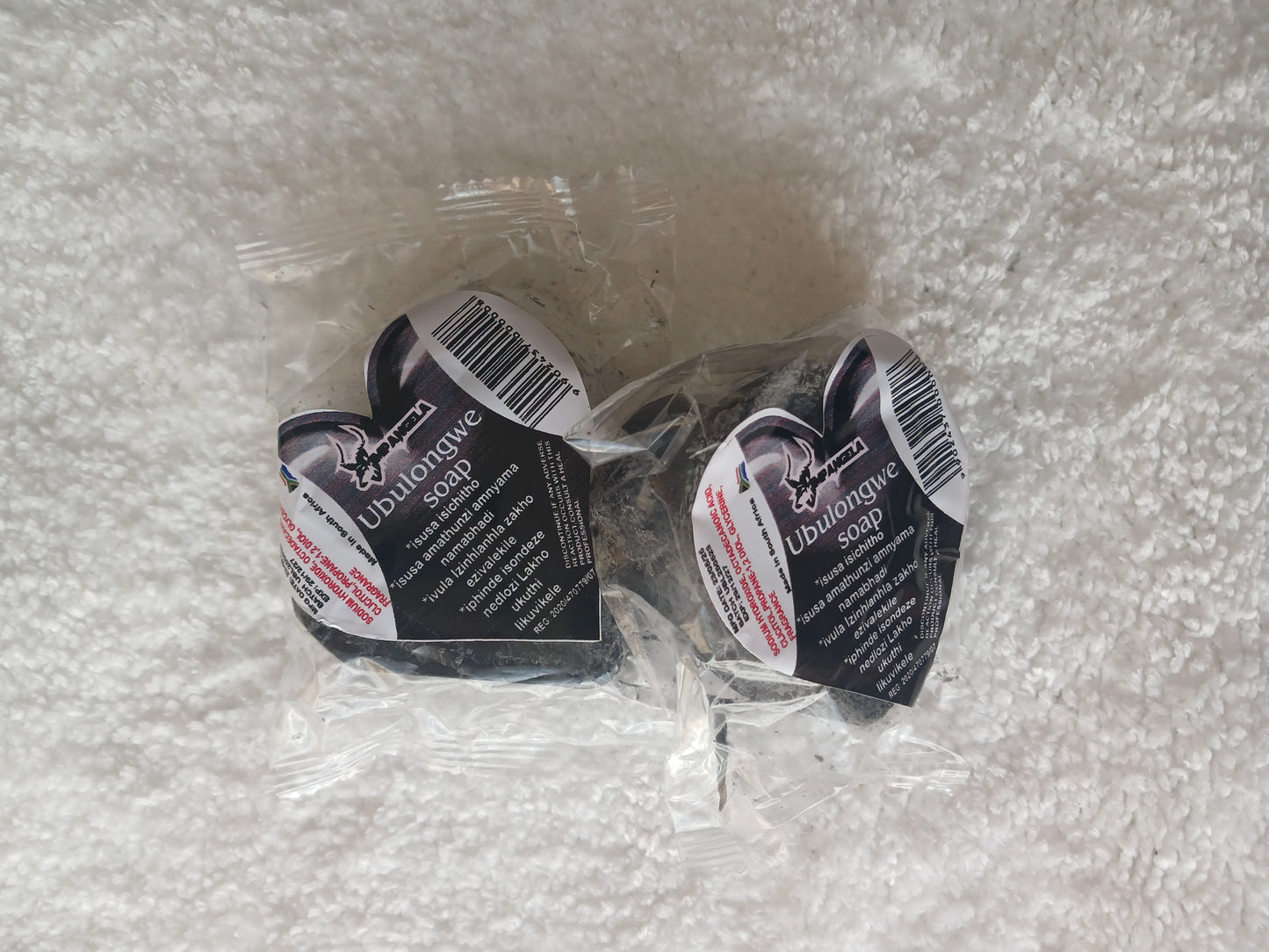 Ubulongwe Soap. Pack of 2 soaps.