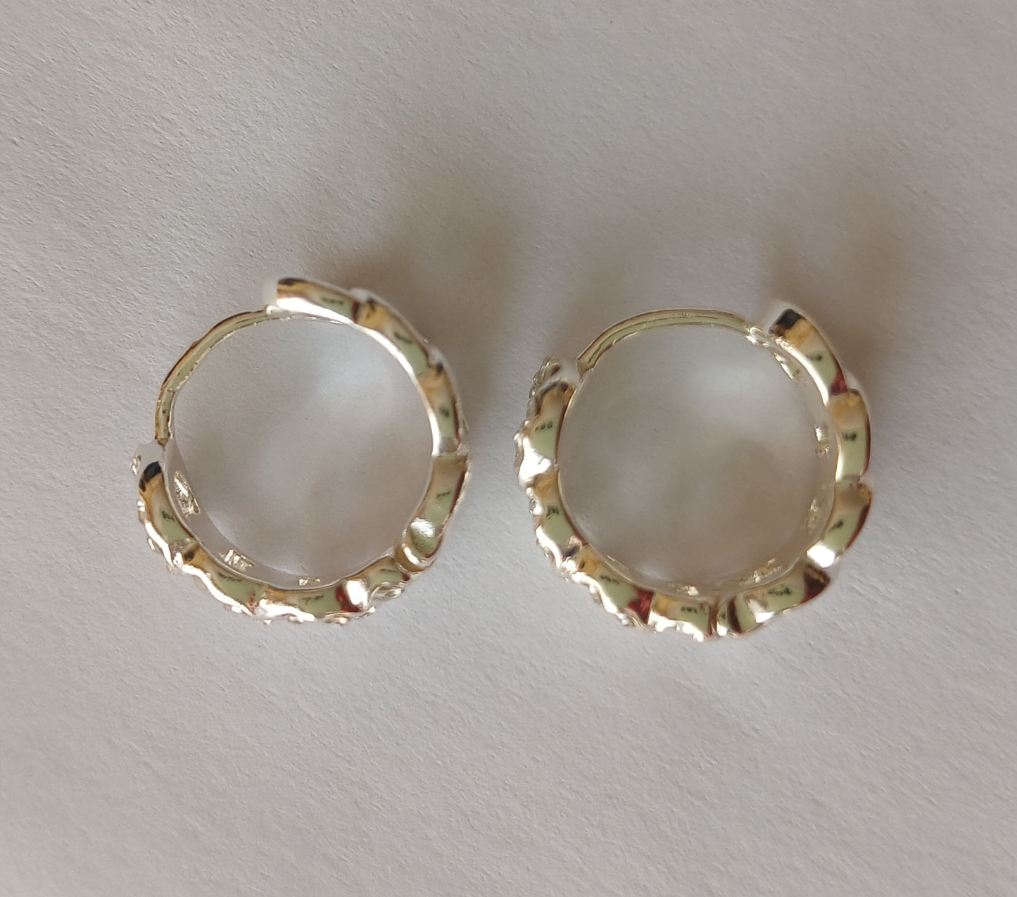 Silver Looped Mini Hoop Earrings