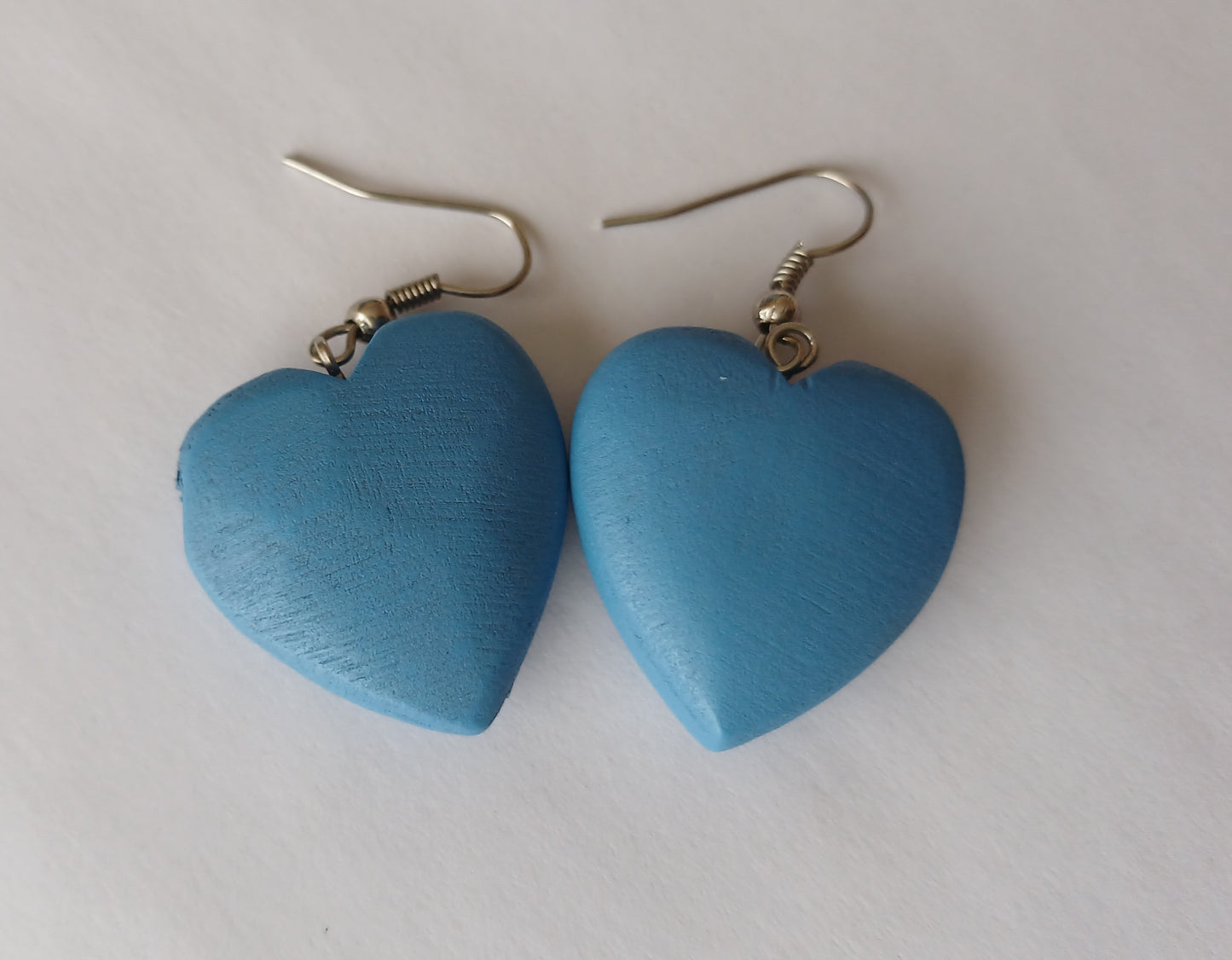 Blue Heart Earrings