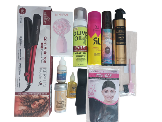 12 piece Hair installation and removal kit