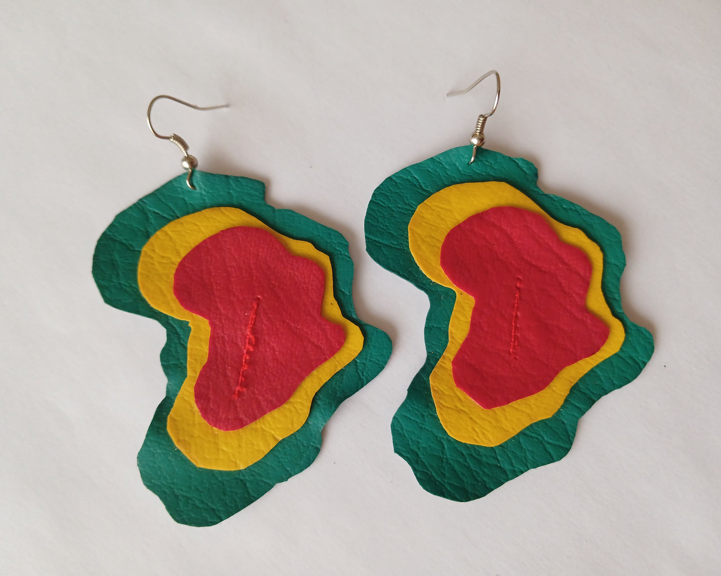 Africa Map Earrings